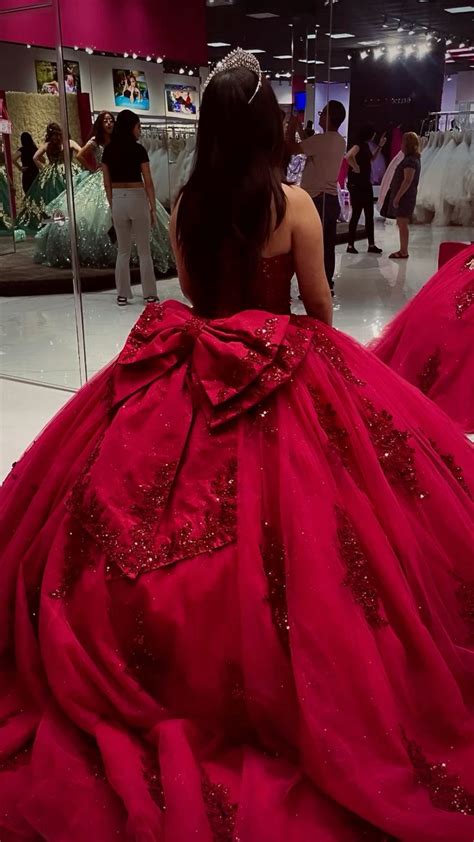 Red Quinceañera Dress In 2024 Red Quinceanera Dresses Quince Dresses