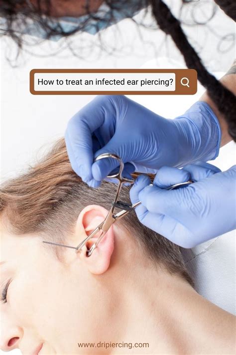 How To Treat An Infected Ear Piercing Piercing Ear Piercings