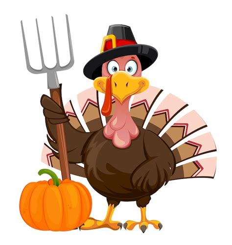 Premium Vector Happy Thanksgiving Funny Thanksgiving Turkey Bird