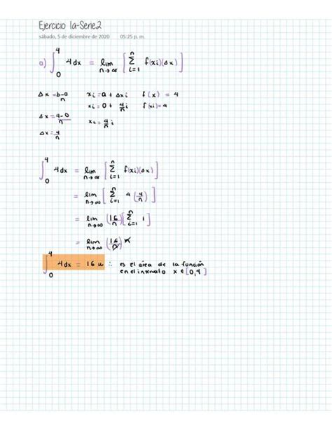 Serie 2 Integrales Definidas E Indefinidas Apuntes Con Cremosito El
