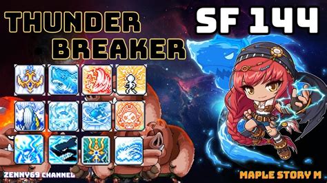 Maplestory M Thunder Breaker With Sf 144 Before Remastered Youtube