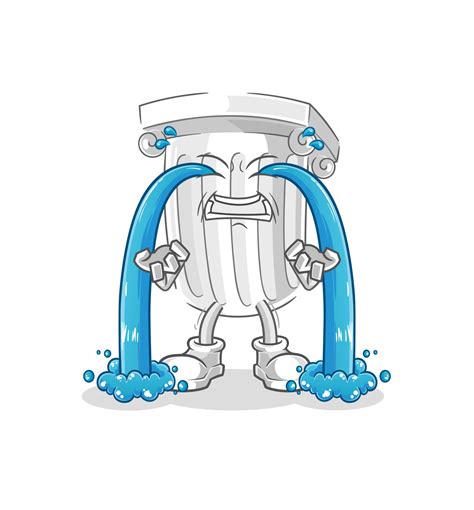 roman pillar cartoon character 10690830 Vector Art at Vecteezy