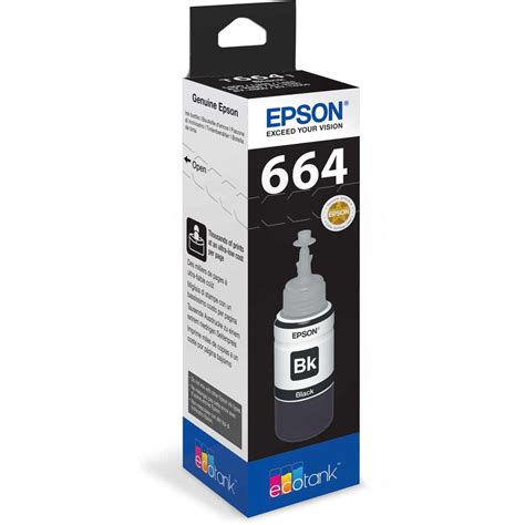 Tinta Printer Original Epson 664 Hitam Black L100 L110 L120 L200 L220