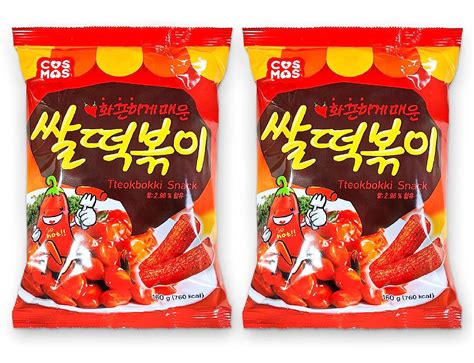 Sweet And Spicy Tteokbokki Snacks Chip Korean Stir Fried Rice Cake Flavor Asian