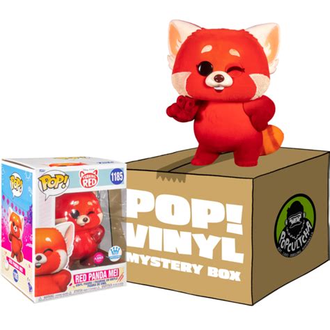 Buy Pop Super Red Panda Mei Flocked At