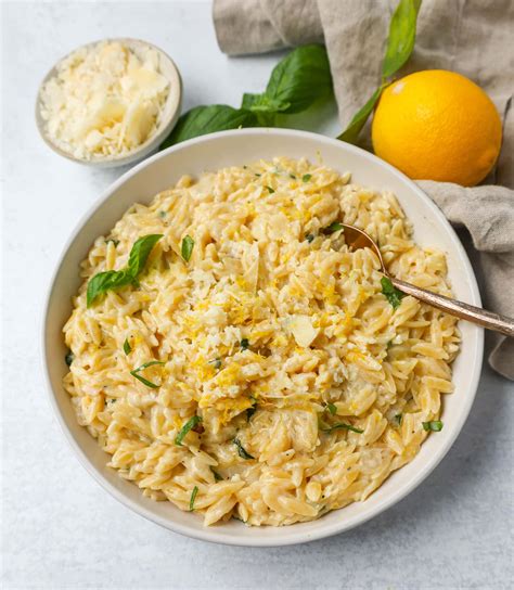 Creamy Lemon Orzo Modern Honey