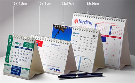 Calendários De Mesa Personalizados