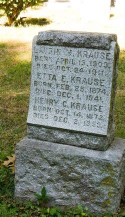 Laurin Milburn Krause M Morial Find A Grave