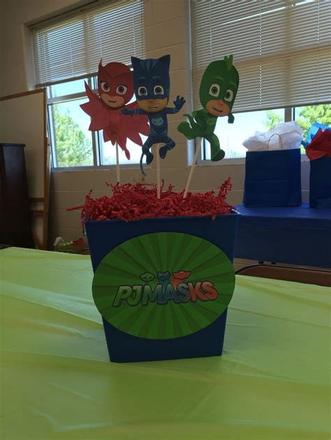 Pj Masks Party Decorations Party Ideas Pinterest Pj Mask And Mask