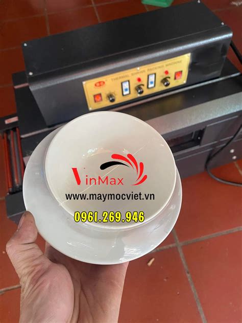 Máy Co Màng Bát đĩa Chai Lọ Thực Phẩm 4020