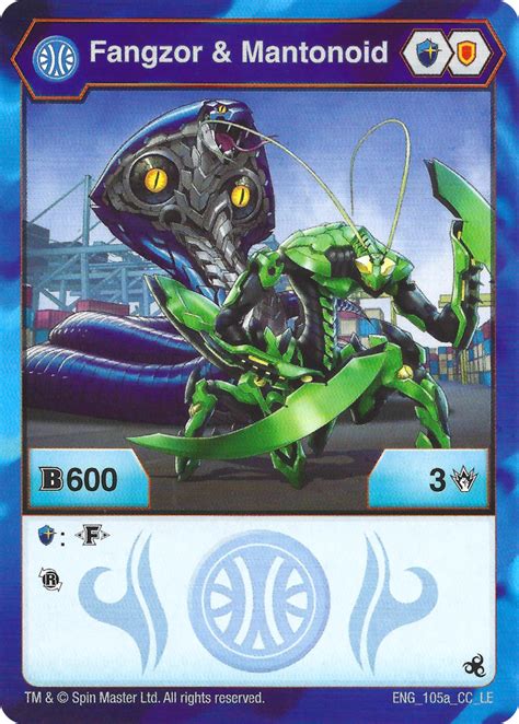 Aquos Fangzor And Mantonoid Le The Bakugan Wiki