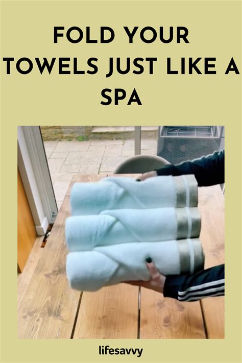 Roll towels like spa – Artofit