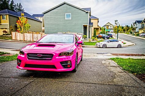 Pink Wrx All Clean Subaru Wrx Pink Subaru Cars Subaru Wrx