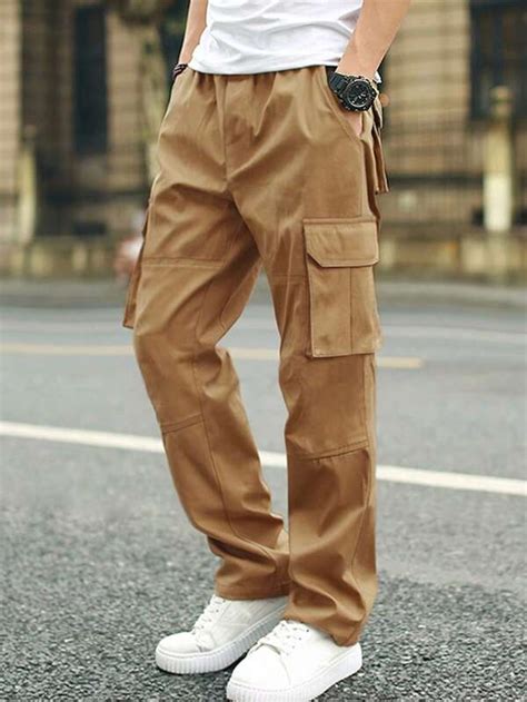 Manfinity Hypemode Men Flap Pocket Side Cargo Pants SHEIN USA