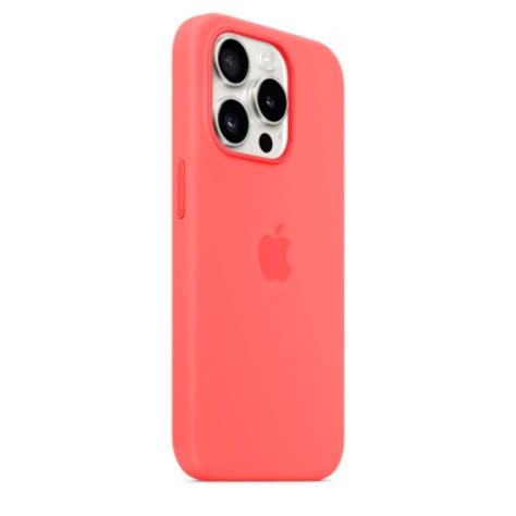 Apple Iphone 15 Pro Max Silicone Case With Magsafe Guava Mt1v3 характеристики фото