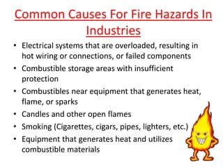 Industrial fire safety | PPT