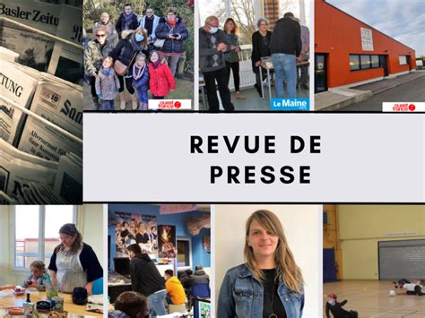 Revue de presse du mois de Mars Actualités Maison des Projets