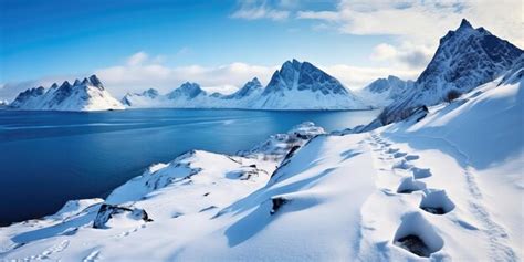 Premium AI Image Fantastic Winter Landscape