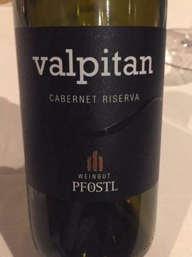 Weingut Pfostl Valpitan Cabernet Riserva Vivino Us