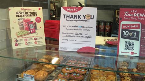 Tim Hortons Smile Cookie Donations Program Back Wgrz