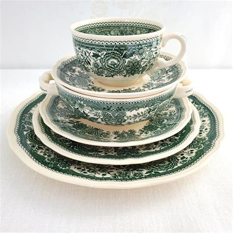 Villeroy And Boch 4 Or 6 Piece Place Setting Burgenland Green Made In