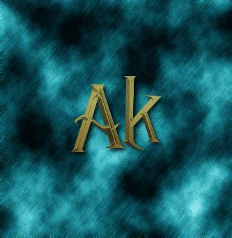 Ak Logo | Free Name Design Tool from Flaming Text