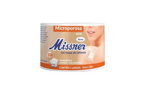 Fita Microporosa 5 0cm X 10m Bege Missner Material Med Fornecedor