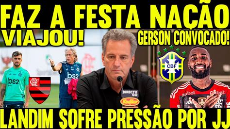 LOUCURA TOTAL EXCELENTE NOTÍCIA NO FLAMENGO SOBRE JORGE JESUS DINIZ