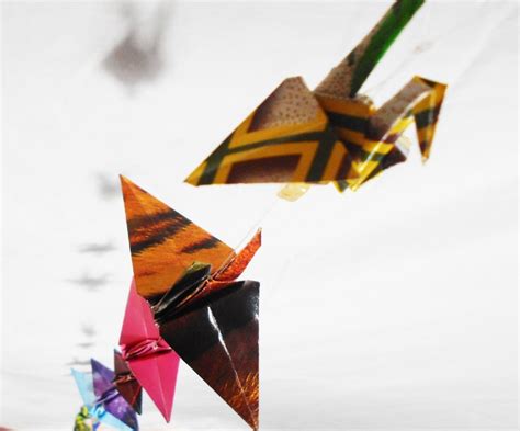 Origami Paper Cranes Strings Peace Cranes Etsy