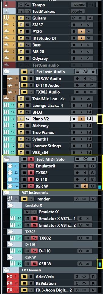 Solo On Folder Tracks Is Messed Up Cubase Steinberg Forums