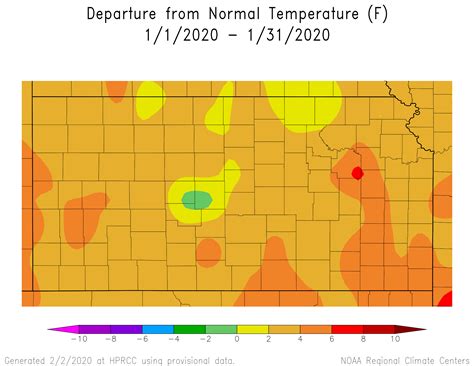 Jan. 2020: Weather/Climate Review for the NWS Hastings Area (24