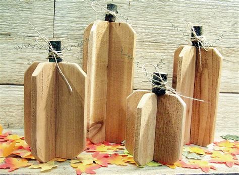 Rustic Pumpkin Decor Rustic Wood Pumpkins Diy Pumpkins Fall Etsy