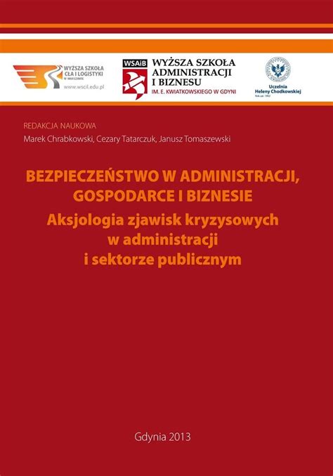 Bezpieczeństwo w administracji gospodarce i 12740553431 Książka Allegro