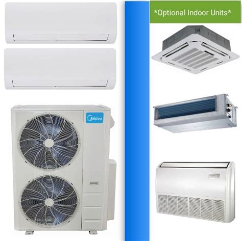 Midea 2x24000 Btu 20 5 SEER Ductless In Minisplitwarehouse