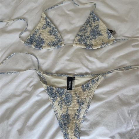 Triangl Bikini Worn Once Top Size Small Bottoms Depop