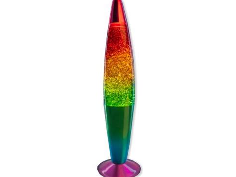 Lava Lamp - Rainbow - Glitter Lamp