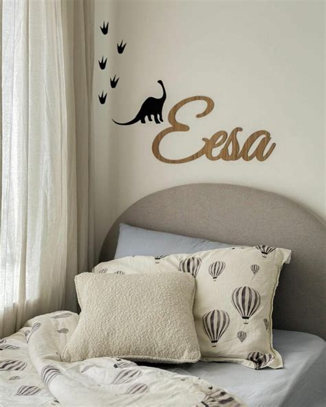 Personalized Lettering on a Bedroom Wall - Soul & Lane