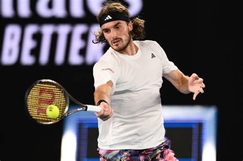 Stefanos Tsitsipas sends message to Margot Robbie at Australian Open