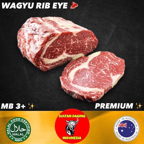 Jual Wagyu Ribeye Mb Gram Premium Import Dari Australia Ribeye