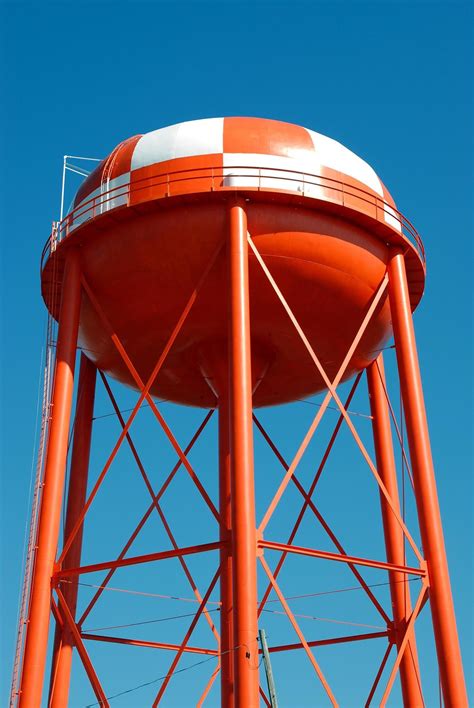 Red Water Tower 1313172 Stock Photo At Vecteezy