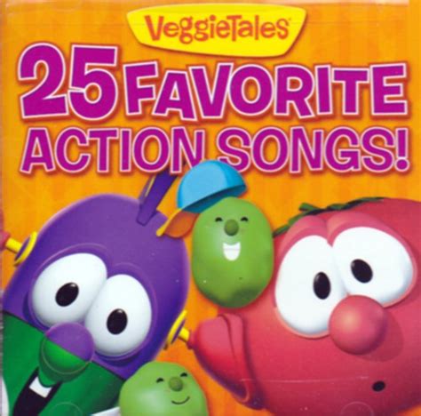 Cd Veggietales 25 Favorite Action Songs Veggie Tales Book Icm Books