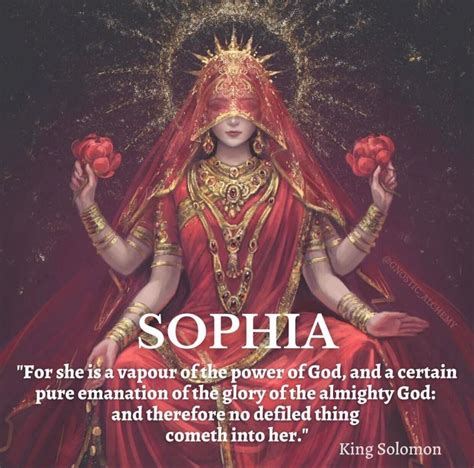 Goddess Sophia | Divine mother, Sacred science, Goddess