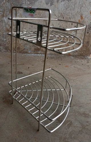 Ss Polished Stainless Steel Corner Shelf At Rs Kg Stainless