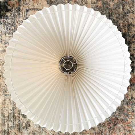 Eastern Uno Pleated Pendant Lampshade For Floor Lamps With A Etsy