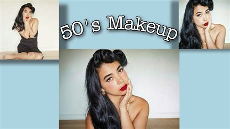 Pin Up Makeup And Hair Youtube