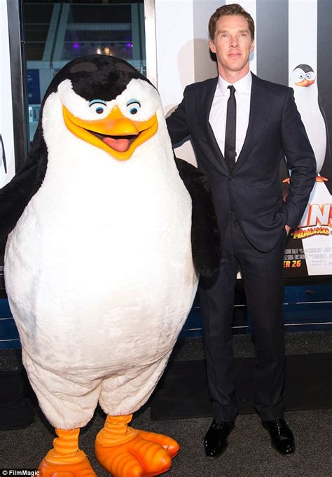 Benedict Cumberbatch Shows Off His Playful Side At Penguins Of Madagascar Premiere In Nyc