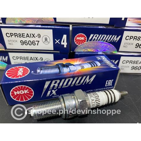 NGK Spark Plug Iridium CPR8EAIX 9 For Aerox155 Nmax150 Shopee