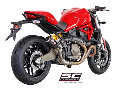 Ducati Monster 821 CR T Slip On Exhaust By SC Project