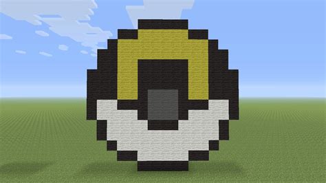 Minecraft Pixel Art - Ultra Ball (Small) | Pixel art pokemon, Art, Pixel art