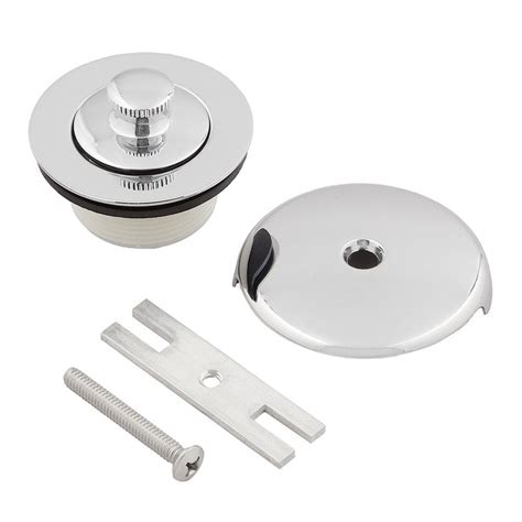 Everbilt Lift And Turn Bath Drain Remodel Kit In Chrome 864980 The